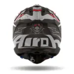 קסדת שטח אירו AIROH Aviator 3 Burnout שחור/אדום/אפור – תמונה 2
