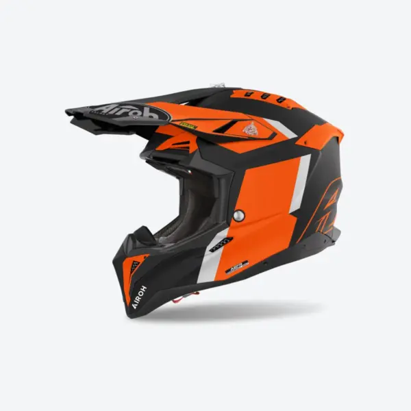 קסדת שטח אירו AIROH Aviator 3 שחור/כתום מט