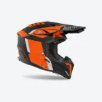 קסדת שטח אירו AIROH Aviator 3 Glory שחור/כתום מט – תמונה 2