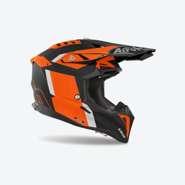 קסדת שטח אירו AIROH Aviator 3 Glory שחור/כתום מט – תמונה 2
