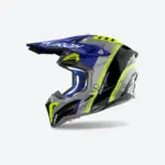 קסדת שטח אירו AIROH Aviator 3 כחול/אפור/צהוב