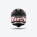 קסדת שטח אירו AIROH Aviator 3 Monarch אפור/אדום/לבן מט – תמונה 3