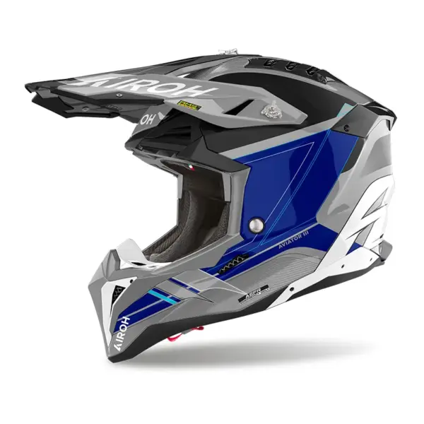 קסדת שטח אירו AIROH Aviator 3 כחול/אפור
