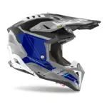 קסדת שטח אירו AIROH Aviator 3 Saber כחול/אפור – תמונה 2