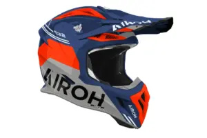 קסדת שטח אירו AIROH Aviator Ace 2 Fury כחול/כתום/אפור – תמונה 2