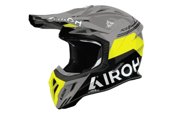 קסדת שטח אירו AIROH Aviator Ace 2 אפור/צהוב