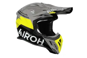 קסדת שטח אירו AIROH Aviator Ace 2 Fury אפור/צהוב – תמונה 2