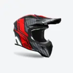 קסדת שטח אירו AIROH Aviator Ace 2 Proud אדום/שחור/אפור מט – תמונה 2