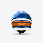 קסדת שטח אירו AIROH Aviator Ace 2 Sake לבן/כחול/כתום – תמונה 3