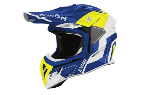 קסדת שטח אירו AIROH Aviator Ace 2 כחול/צהוב
