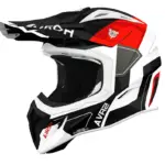 קסדת שטח אירו AIROH Aviator Ace 2 אדום/שחור/לבן