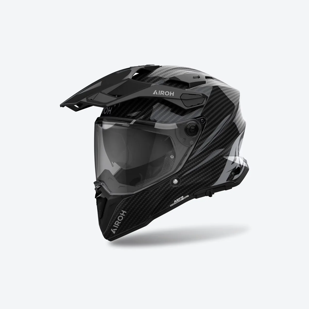 קסדת אדוונצ'ר AIROH Commander 2 קרבון מבריק קסדת אדוונצ'ר אירו AIROH Commander 2 קרבון מבריק