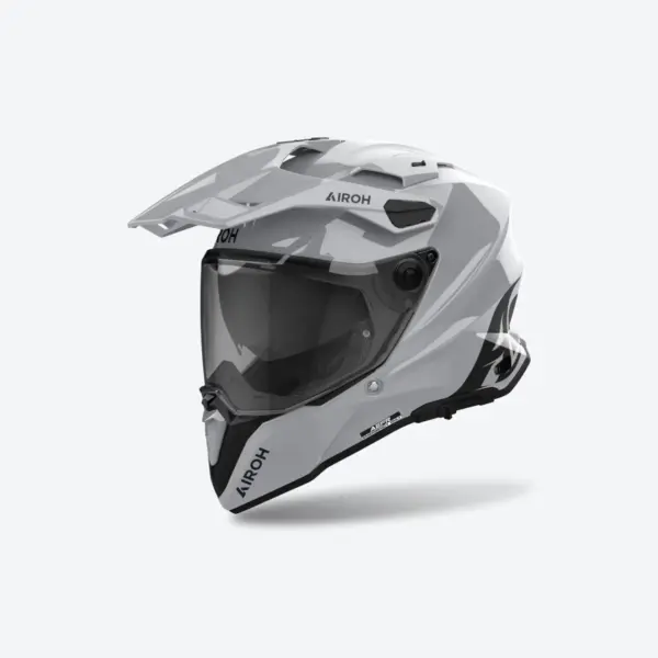 קסדת אדוונצ'ר אירו AIROH Commander 2 אפור מבריק