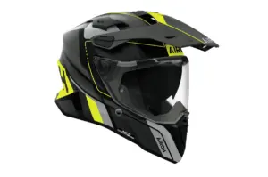 קסדת אדוונצ'ר אירו AIROH Commander 2 Skip צהוב/שחור מט – תמונה 2
