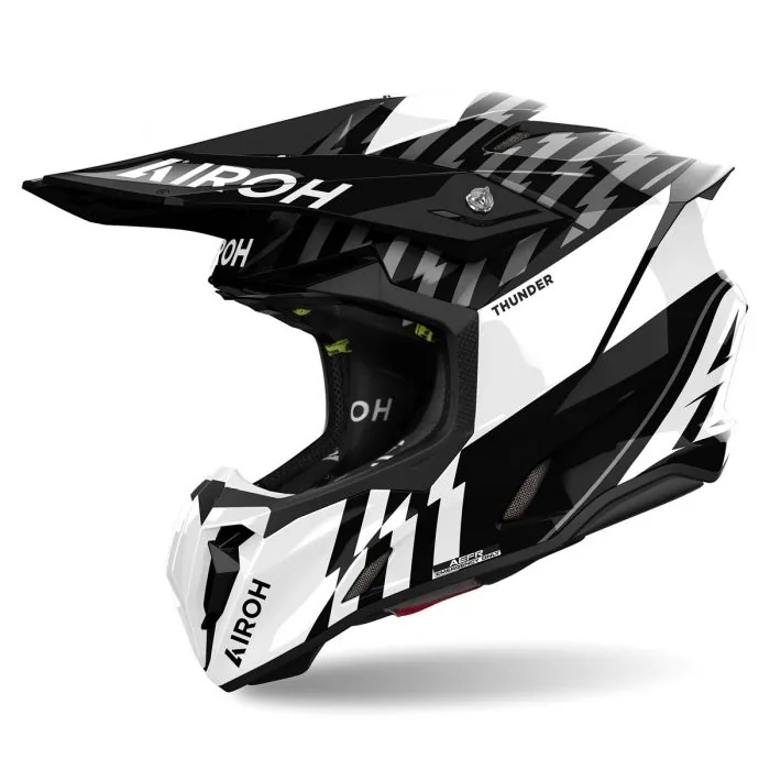 קסדת שטח AIROH Twist 3 שחור/לבן/אפור קסדת שטח אירו AIROH Twist 3 שחור/לבן/אפור