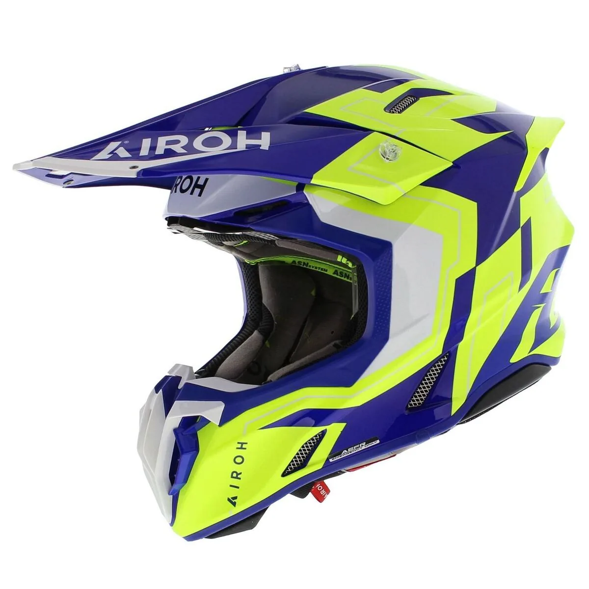 קסדת שטח AIROH Twist 3 כחול/צהוב קסדת שטח אירו AIROH Twist 3 כחול/צהוב
