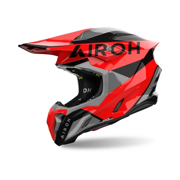 קסדת שטח אירו AIROH Twist 3 אדום/שחור/אפור