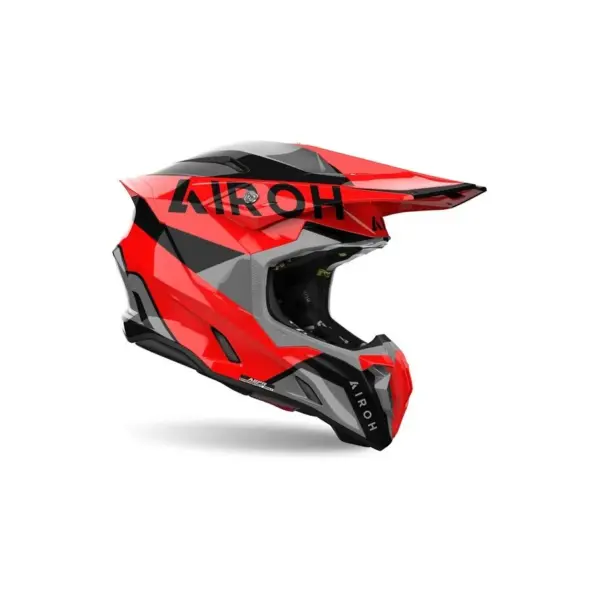 קסדת שטח אירו AIROH Twist 3 אדום/שחור/אפור – תמונה 2
