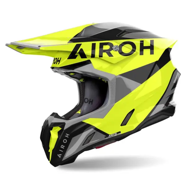 קסדת שטח אירו AIROH Twist 3 צהוב/שחור/אפור
