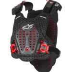 שריון חזה וגב אלפינסטארס Alpinestars A-5 Plasma בצבע שחור אדום לבן