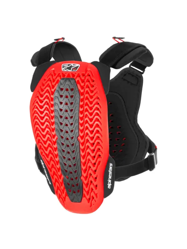 שריון חזה וגב אלפינסטארס ALPINESTARS A-5 Plasma שחור אדום לבן – תמונה 2