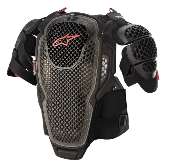 שריון חזה וגב אלפינסטארס ALPINESTARS A-6 שחור אנתרציט אדום – תמונה 2