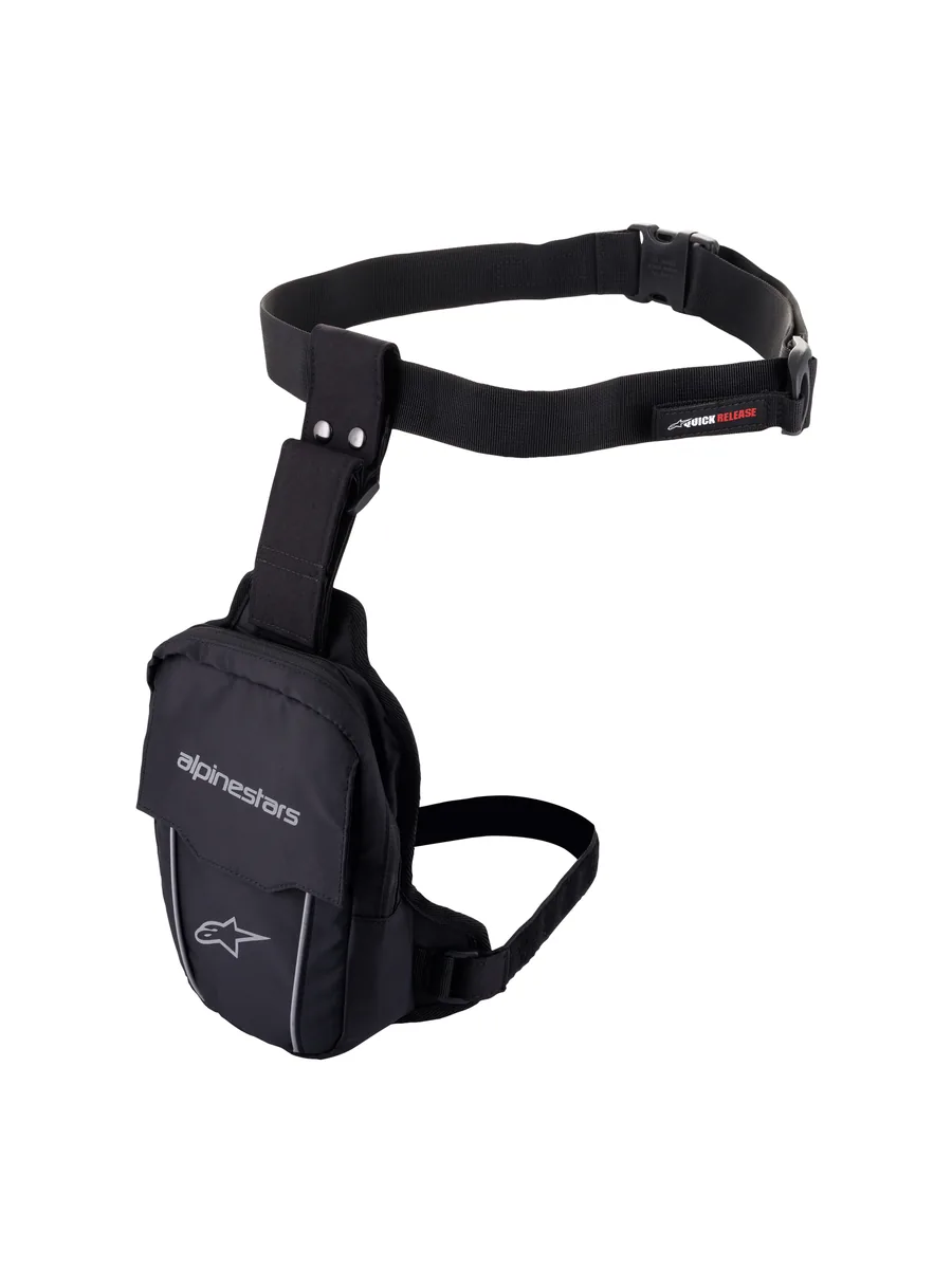 תיק ירך לרכיבה Alpinestars Access Thigh Bag בצבע שחור תיק ירך לרכיבה אלפינסטארס Alpinestars Access Thigh Bag בצבע שחור