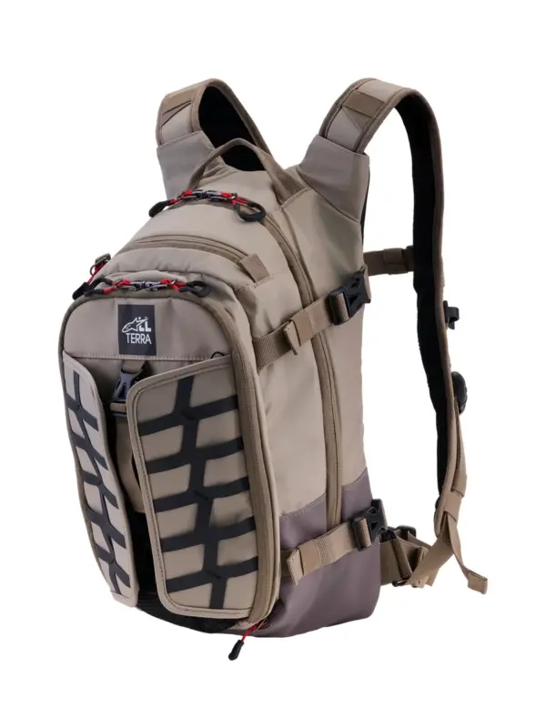 תיק גב לרכיבה אלפינסטארס Alpinestars AT-15 בצבע אלומיניום אגוז