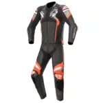 חליפת עור 2 חלקים אלפינסטארס Alpinestars Atem V4 2PC בצבע שחור אדום