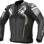 מעיל עור אלפינסטארס Alpinestars Atem V4 בצבע שחור לבן