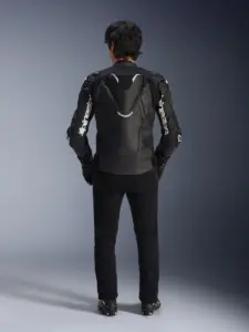 מעיל עור אלפינסטארס ALPINESTARS Atem V5 שחור לבן – תמונה 3