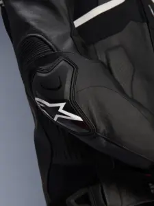 מעיל עור אלפינסטארס ALPINESTARS Atem V5 שחור לבן – תמונה 8
