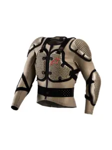 חליפת מגן אלפינסטארס Alpinestars Bionic Action V3 בצבע אלומיניום שחור אדום