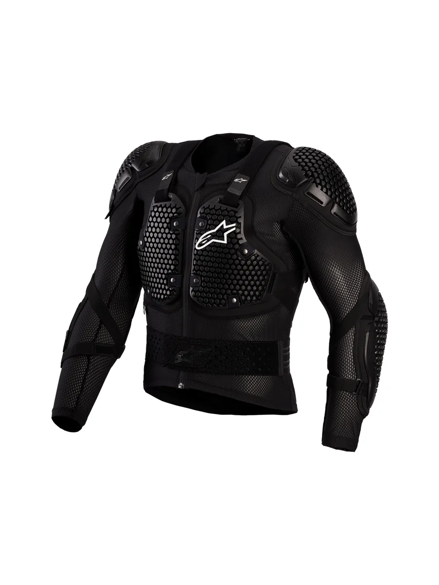חליפת מגן Alpinestars Bionic Action V3 בצבע שחור לבן חליפת מגן אלפינסטארס Alpinestars Bionic Action V3 בצבע שחור לבן