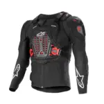 חליפת מגן אלפינסטארס Alpinestars Bionic XTR Plasma בצבע שחור אדום לבן