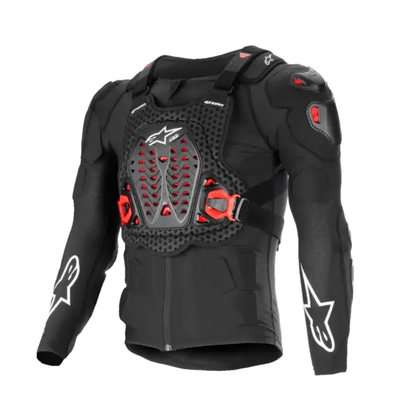 חליפת מגן אלפינסטארס Alpinestars Bionic XTR Plasma בצבע שחור אדום לבן