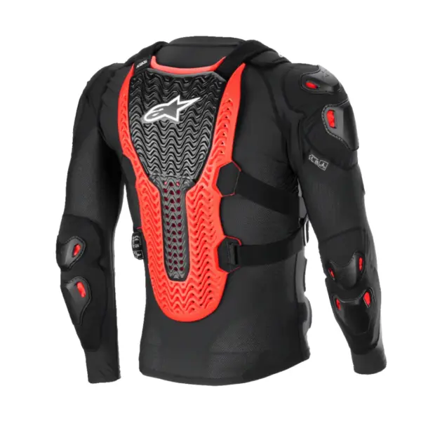 חליפת מגן אלפינסטארס ALPINESTARS Bionic XTR Plasma שחור אדום לבן – תמונה 2