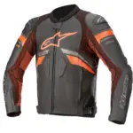 מעיל עור אלפינסטארס Alpinestars GP Plus R V3 Rideknit בצבע שחור אדום