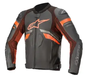 מעיל עור אלפינסטארס Alpinestars GP Plus R V3 Rideknit בצבע שחור אדום