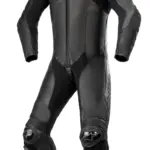 חליפת עור חלק אחד אלפינסטארס Alpinestars GP Plus V3 1PC בצבע שחור