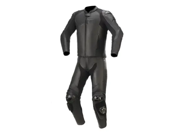 חליפת עור 2 חלקים אלפינסטארס Alpinestars GP Plus V3 2PC בצבע שחור