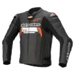 מעיל עור אלפינסטארס Alpinestars Missile V2 Ignition בצבע שחור אדום
