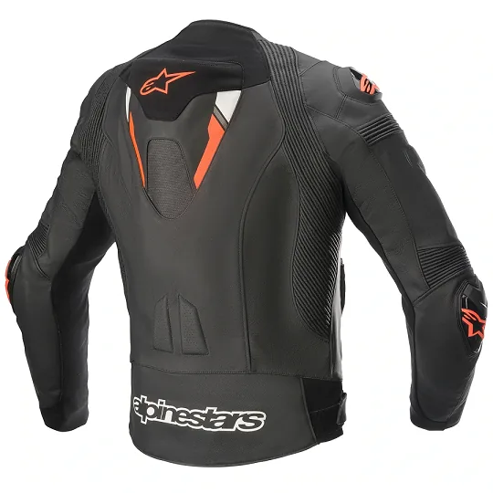 מעיל עור אלפינסטארס ALPINESTARS Missile V2 Ignition שחור אדום – תמונה 2