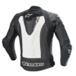 מעיל עור אלפינסטארס ALPINESTARS Missile V2 Ignition שחור לבן – תמונה 2