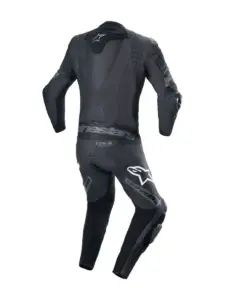 חליפת עור חלק אחד אלפינסטארס ALPINESTARS Missile V2 Ward 1PC שחור אפור מטאלי – תמונה 2