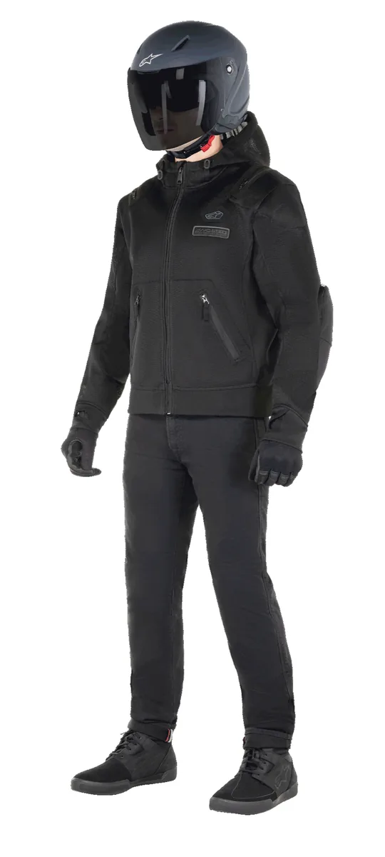 מעיל רכיבה קיצי אלפינסטארס ALPINESTARS Moflow Air Tech Hoodie שחור – תמונה 2