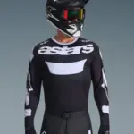 חליפת רכיבת שטח אלפינסטארס Alpinestars Racer Air Riway בצבע שחור לבן