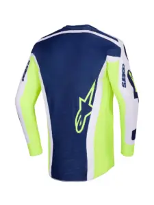 חליפת רכיבת שטח אלפינסטארס ALPINESTARS Racer Air Riway אפור בהיר צהוב פלואורסצנטי כחול – תמונה 4