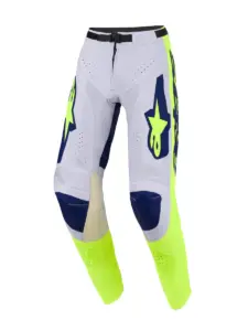 חליפת רכיבת שטח אלפינסטארס ALPINESTARS Racer Air Riway אפור בהיר צהוב פלואורסצנטי כחול – תמונה 7