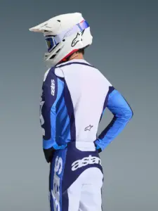 חליפת רכיבת שטח אלפינסטארס ALPINESTARS Racer Riway כחול UCLA לבן – תמונה 2